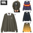 カンタベリー ラガーシャツ 長袖 襟付 メンズ canterbury ユーティリティラグビージャージ ラグビー 綿 スポーツ カジュアル ウェア RA42460...