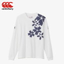 カンタベリー メンズ 長袖 Tシャツ カンタベリー CANTERBURY ジャパン ロングスリーブ スペクテイター ティ ラグビー 日本代表 ライセンス スポーツ 観戦 応援 ウェア RA43780