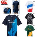 カンタベリー 半袖 ビッグ 大きいサイズ メンズ canterbury トレーニングティ(セミフィット) ラグビー トレーニング スポーツ ウェア 練習着 RG...