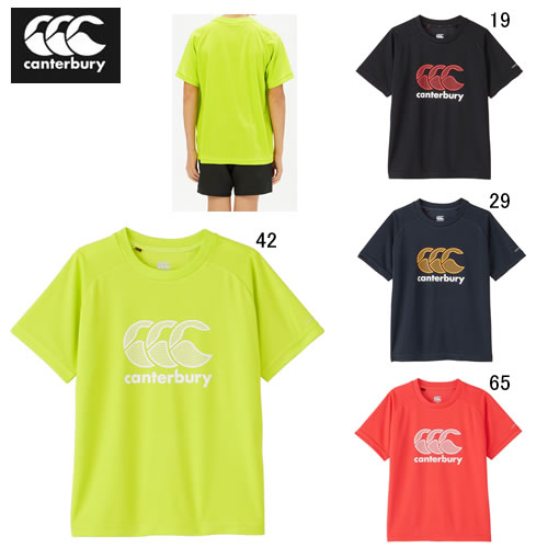 キッズ 半袖 Tシャツ カンタベリー CANTERBURY ジュニア トレーニング ティ ラグビー プラクティス 練習着 子供服 RGJ34034 アウトレット セール