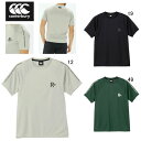 カンタベリー 半袖 Tシャツ CANTERBURY R+ フレックス コントロール ティシャツ ラグビー トレーニング スポーツ カジュアル ウェア RP325089B 2025春夏 NEW セール