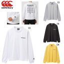 カンタベリー Tシャツ 長袖 メンズ canterbury ロングスリーブ ティシャツ ラグビー スポーツ カジュアル ウェアRA43034 セール