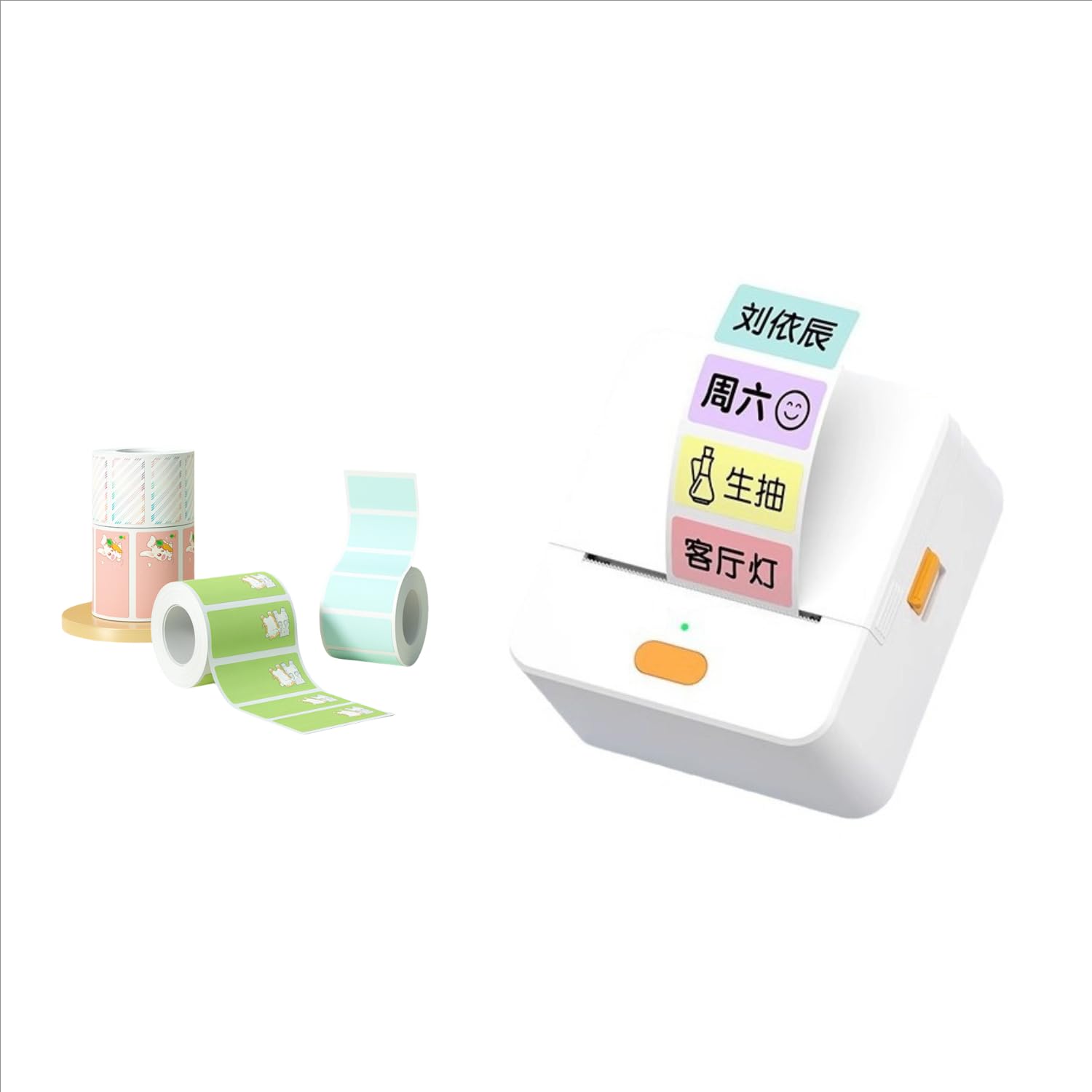 【楽天スーパーセール】ラベルプリンターは、機能が多様で経済的で、使いやすいです 無インク技術、長い持続力、多言語対応、多様な印刷機能を備え、小型で持ち運びが便利...