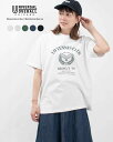 UNIVERSAL OVERALL ユニバーサルオーバーオール STONE WASH TENNIS S/S TEE U2513209-A ユニセックス カジュアル アメカジ アウトドア プリントTシャツ 夏 大人 彼氏 旦那 プレゼント 父の日 誕生日 ギフト