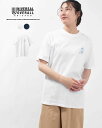 UNIVERSAL OVERALL ユニバーサル オーバーオール Windy.Jr TENNIS S/S Print Tee U2513209WJ ユニセックス Tシャツ アウトドア カジュアル 夏 キャンプ レジャー プレゼント 彼氏 旦那 プレゼント 父の日 誕生日 ギフト