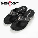 MINNETONKA ミネトンカSILVERTHORNE 360 BlackMTK-504001サンダル