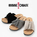 MINNETONKA*ミネトンカタッセルサンダル*MILA*レザー　サンダル　タッセル　夏　リゾートナチュラル服　30代　40代　50代　60代　シンプル　カジュアル　ベーシック　ミニマリスト　おしゃれ