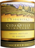 [2016] Cedarville Vineyards Estate Viognier El Doradoシダーヴィル　エステート　ヴィオニエ　エル・ドラドのサムネイル