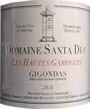 ※限定2本[2016] Gigondas Les Hautes Garriguesジゴンダス レ オート ギャリー【 Santa Duc サンタ・デュック 】
