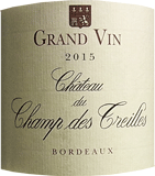 [2015] Chateu du Champ des Treilles Grand Vin Rougeシャト− デュ シャン デ トレイユ グラン ヴァン ル−ジュ