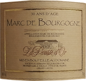 [NV} Marc de Bourgogne 30Ans d'Ange (Gerard POTEL) POUSSE D'ORマール・ド・ブルゴーニュ　30年熟成　プス・ドール