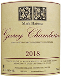 [2018] Gevrey-Chambertinジュヴレ・シャンベルタン【Mark Haisma マーク・ハイスマ 】のサムネイル