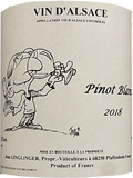 [2018] AC Alsace Pinot Blancアルザス・ピノブラン【 Domaine Ginglinger ドメーヌ・ガングランジェ 】