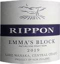 [2019] Pinot Noir Emma's BlocksmEm[ G}YEubNy Rippon b| z