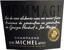 [NV] Jose Michel & Fils La Cuvee Hommage/Brut assemblageジョゼ・ミシェル・エ・フィス（複数ヴィンテージのブレンド71/75/76/82/84/95/05/10/19）