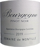 [2019] Bourgogne Pinot Noirブルゴーニュ ピノ・ノワール【 de MONTILLE　ド・モンテーユ 】