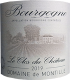 [2019] Bourgogne Blanc Le Clos du Chateauブルゴーニュ・ブラン レ・クロ・デ・シャトー【 de MONTILLE　ド・モンテーユ 】