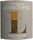[2008] Millesime Legret & Filsミレジメ ルグレ＆フィス