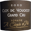 [2020] Clos de VougeotNEhE[WyA. Chopin et Fils Am[EVpz