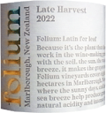 [2022] Sauvignon Late Harvest\[Bju@CgEn[xXgy Folium tHE z