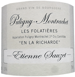 [2021] Puligny-Montrachet 1er Cru Les Folatieres en la Richardeピュリニー・モンラッシェ プルミエ・クリュ フォラティエール アン・ラ・リシャルド【 Etienne SAUZET エチェンヌ・ソゼ 】