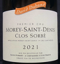 [2021] Morey-Saint-Denis 1er Cru Clos SorbeCETEhj v~GEN NE\xyDomaine David Duband h[kE_BhEfoz