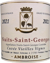  Nuits-Saint-Georges Cuvee Vieilles Vignesニュイ・サン・ジョルジュ キュヴェ・ヴィエイユ・ヴィーニュ