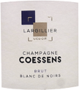 (2018) Largillier Blanc de noirsラルジリエ ブラン・ド・ノワール【Champagne Coessons シャンパーニュ・コエッソン】(4)