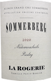 [2020] SOMMERBERG G.C Riesling\uO ON [XOyDomain La Rogerie h[k EW[ z