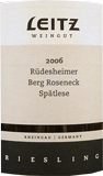 [2006] Rudesheimer Berg Roseneck Spatelese - Leitzリューデスハイマー ベリグ ローゼンエック シュペートレーゼ - ライツ