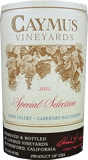 [2011] Caymus Vineyards Special Selection Cabernet Sauvignon Napa Valley - Caymus Vineyardsケイマス・ヴィンヤーズ スペシャル・セレクション カベルネ・ソーヴィニョン ナパ・ヴァレー - ケイマス・ヴィンヤーズ