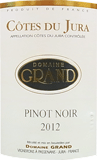 [2012] Cotes du Jura Pinot Noir - コート・ド・ジュラ ピノ・ノワール -