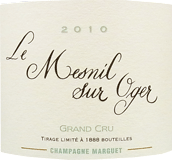 [2010] Benoit Marguet Le Mesnil sur Oger Brut - Nature Grand Cru - Benoit Marguetブノワ マルゲ ル・メニル・シュール・オジェ ブリュット・ナチュール グラン・クリュ -