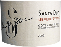 [2010] Cotes du Rhone Les Vieilles Vignesコート デュ ローヌ レ ヴェイユ ヴィーニュ【 Santa Duc サンタ・デュック 】