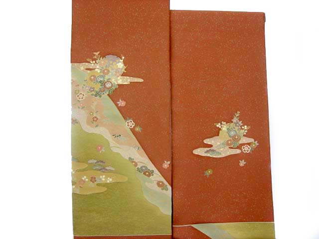 【送料無料】正絹付け下げ/反物