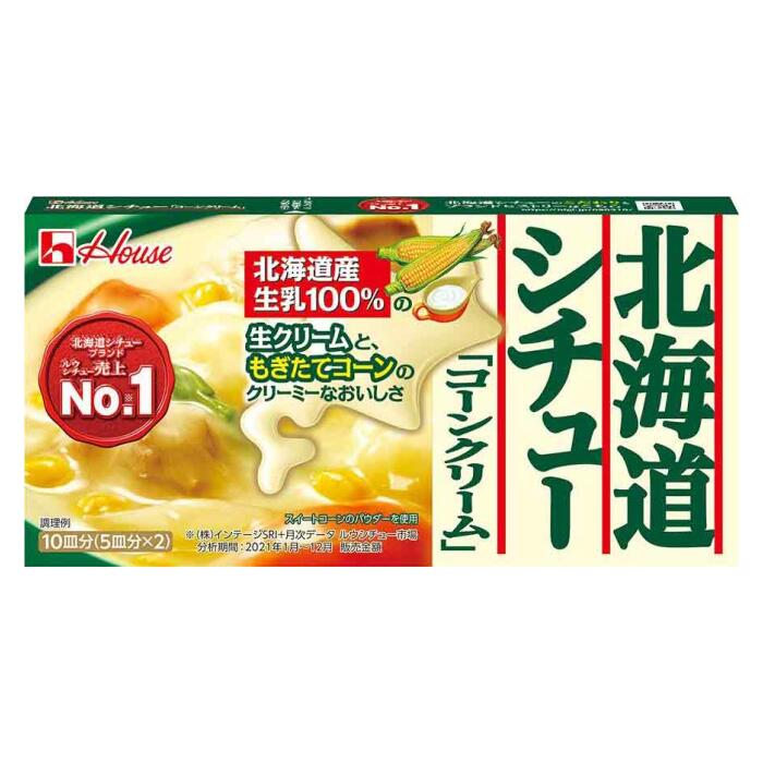 ハウス食品 北海道シチュー コーンクリーム 180gのサムネイル