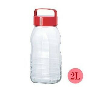 梅酒びん 2L ノッポさん ペットボトル型 貯蔵びん 果実酒びん 日本製 国産 業務用 家庭用 透明 レッド クリア 無地 シンプル 飲食店 梅瓶 梅びん 梅ビン 果物瓶 果実漬ける 趣味 ペット型 ポイント消化