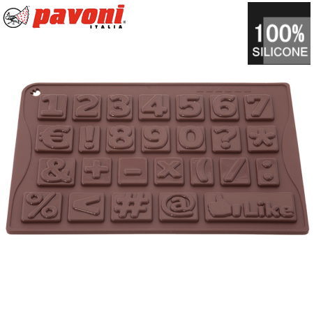 パボーニ チョコレート型 シリコンモールド 123 チョコ型 シリコン型 数字 可愛い 洋菓子型 焼型 製菓道具 CHOCO18S バレンタイン ホワイトデー 手作り