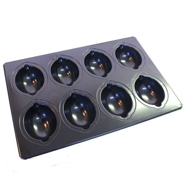 レモンケーキ型 浅井商店オリジナル BKシリコン加工 レモン天板8P 普及型 レモン型 マドレーヌ型 |