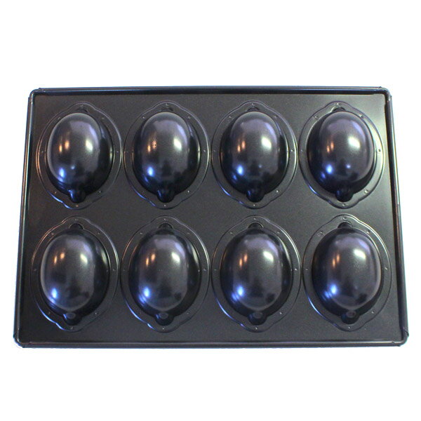 レモンケーキ型 浅井商店オリジナル BKシリコン加工 レモン天板8P 普及型 レモン型 マドレーヌ型 |