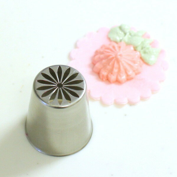 シームレス　3Dフラワーロシア口金　＃249 絞り口金 ケーキ デコレーション ケーキ作り お菓子作り 道具 製菓道具