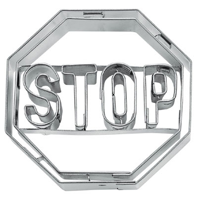 Stadter(スタッダー) クッキー型 STOP 抜き型 クッキー抜き型