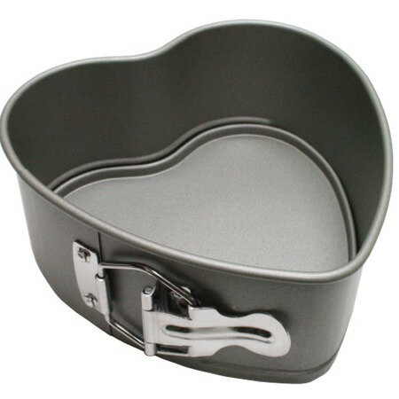 フッ素加工バネ式ハート焼型バレンタインチョコ手作り バレンタインチョコレート型