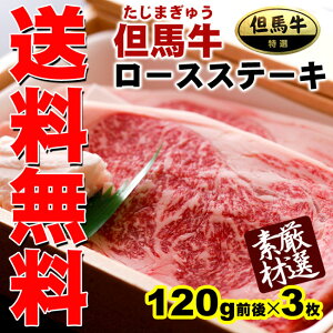 【送料無料!】兵庫県産の隠れた名牛★但馬牛(たじまぎゅう)ロースステーキ肉約400g(約200g×2)松阪牛・神戸牛・近江牛の素牛!【冷蔵配送】【のし無料】【配送日時指定OK!】