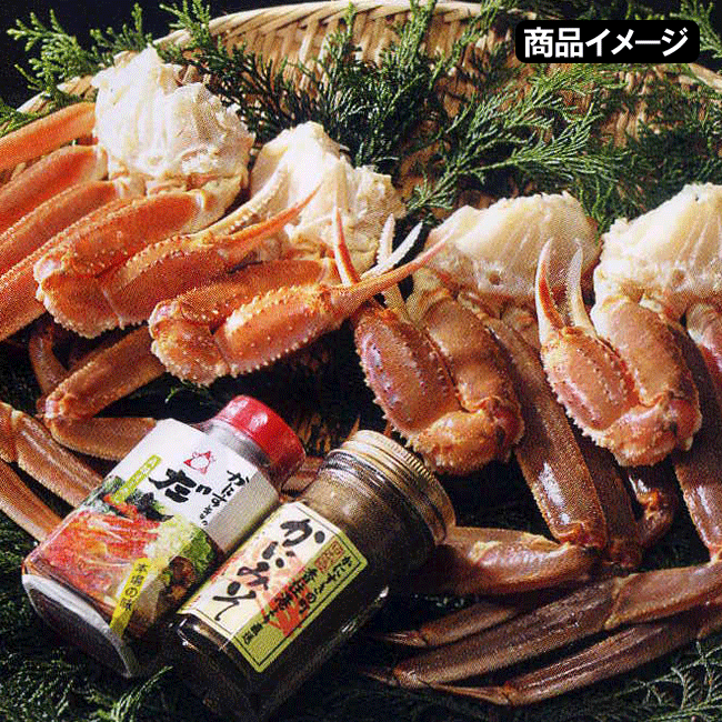 【かにみそ・ダシ付き★かに鍋】かにすき・焼きがにセット【2L4肩】（普通サイズのズワイガニ脚2匹分）カニ・かに・かに鍋・かにみそ・ズワイガニ【冷凍】【楽ギフ_のし宛書】配送日時指定OK！