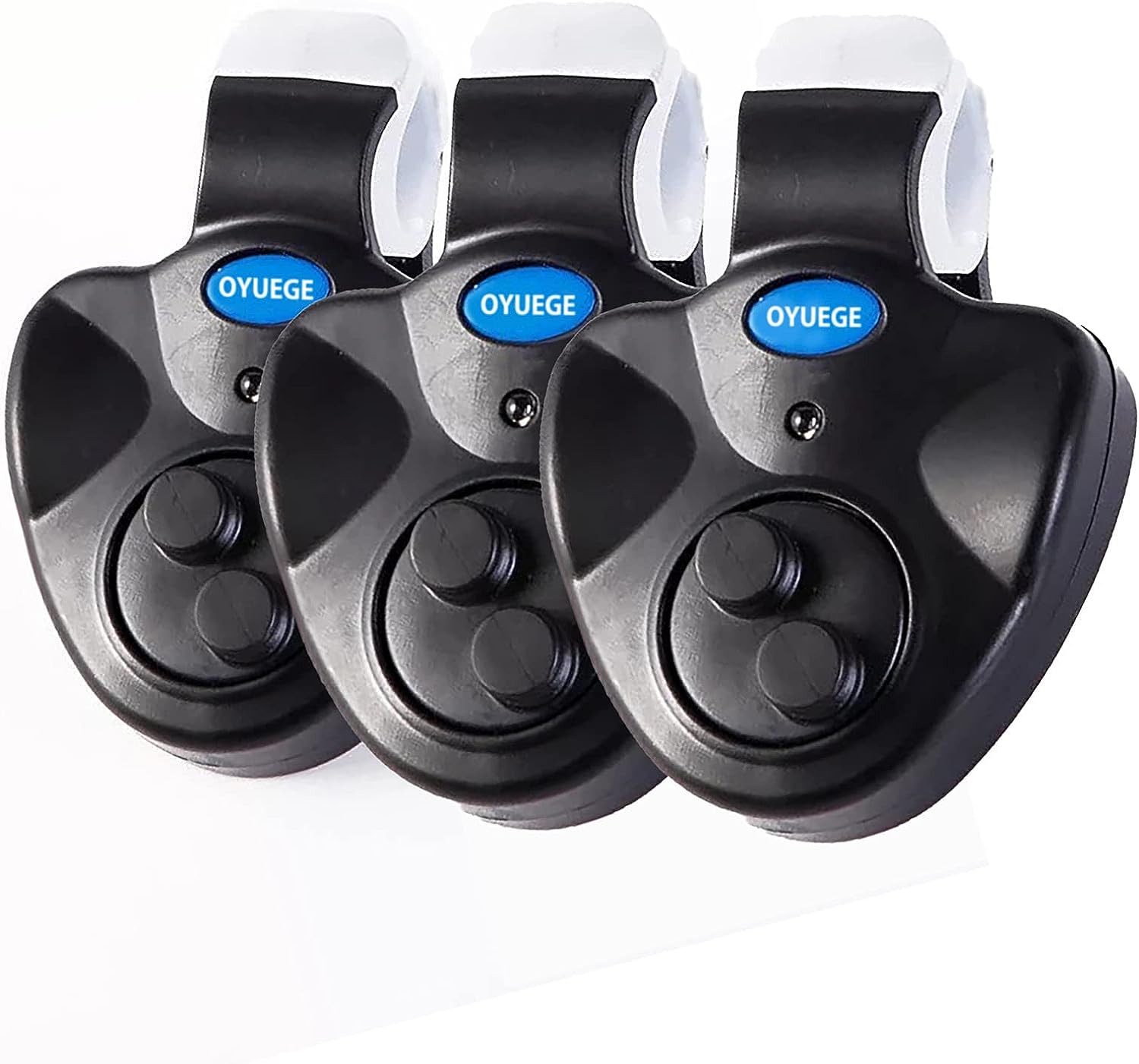 ヒットセンサー 釣りアラーム フィッシング 釣り鈴 フィッシング ヒット 釣り 噛み 3点セット 電池別売り