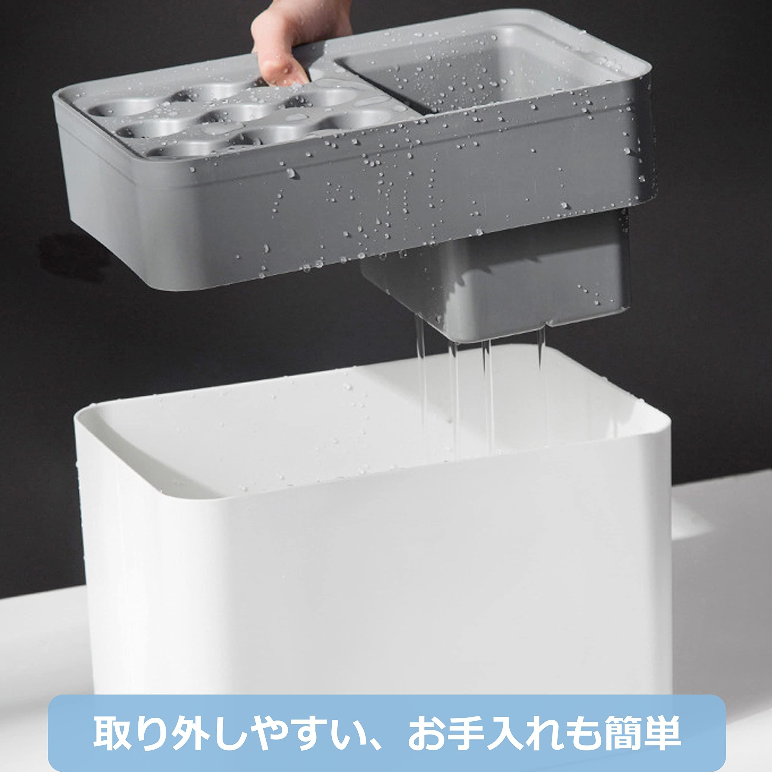 傘立て 傘ホルダー アンブレラスタンド レインラック 9本長傘&6本折り畳み傘収納 北欧 玄関収納 安定 倒れない 取り外し可能 [3]