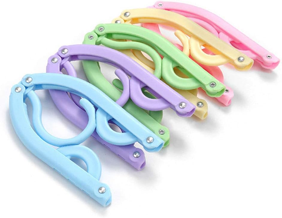 Hanger - 10pcs ポータブル折りたたみハンガー折りたたみ式衣類乾燥ラック旅行