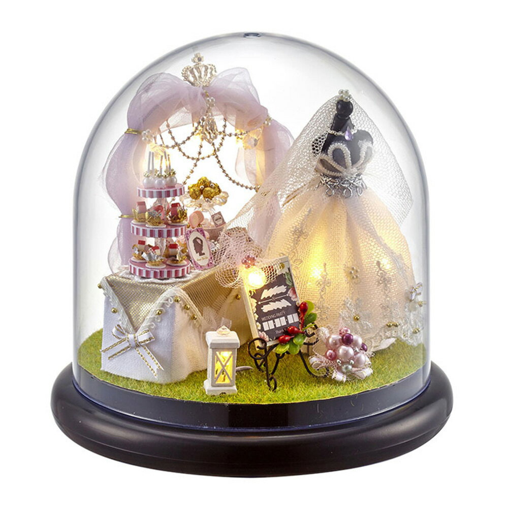 ドールハウス手作り キット 豆本ドールハウス キット メロディー天空の城、インテリア、プレゼント、癒しグッズ