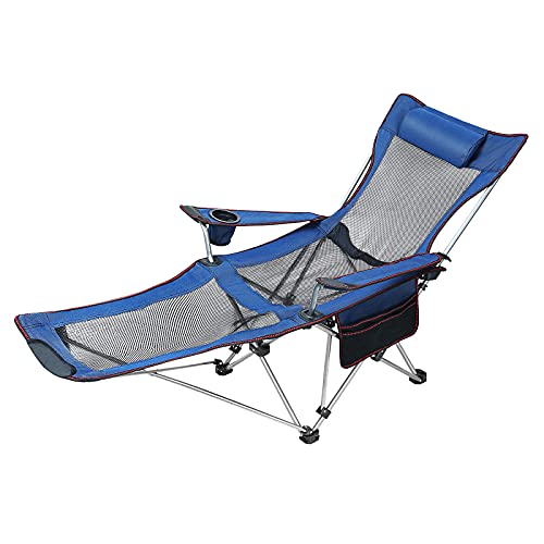 アウトドアチェア 折りたたみ リクライニングチェア アウトドア キャンプ チェア コンパクト 角度調整 肘掛け 耐荷重150kg 持ち運び便利 枕/カップホルダー/収納バッグ付き キャンプ用 室内/アウトドア用 お釣り 登山